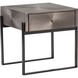 Modena 22 X 22 inch Gunmetal Night Stand, Small